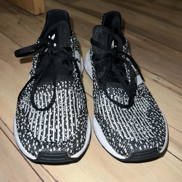 Adidas Black and White Sneakers - Picture 1 of 5